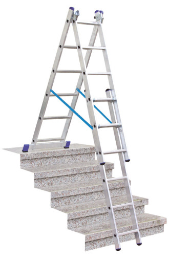 Универсальная лестница с доп. функцией установки на лестницах