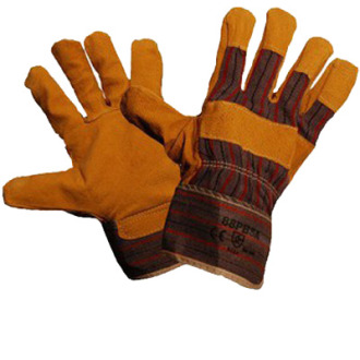 Спилковые комбинированные перчатки