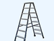 Двухсторонняя лестница-стремянка SeProD с анодированным покрытием, до 8 ступеней
