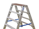 STABILO Двухсторонняя лестница-стремянка с деревянной площадкой