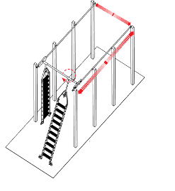 Комплектующие для стеллажных лестниц, шинные и т-образные ходовые системы