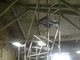 Лестница-платформа передвижная две площадки