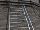 Лестница алюминиевая сварная, ширина 75 см, длина 6м ГОСТ